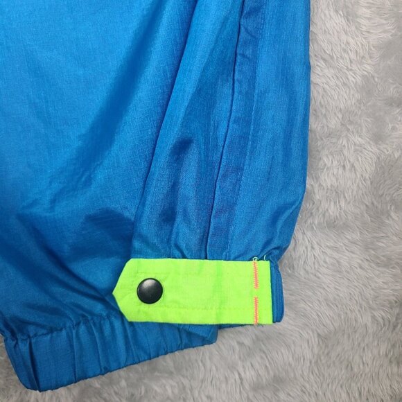 Vintage Men's Size XL Columbia Gorge‎ Pants Neon Blue Green Ski Track Running - Picture 9 of 10